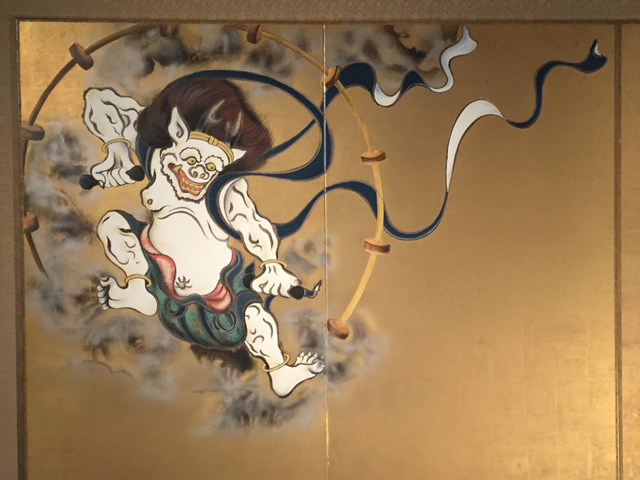 japan, kyoto, kennin-ji.thunder-god