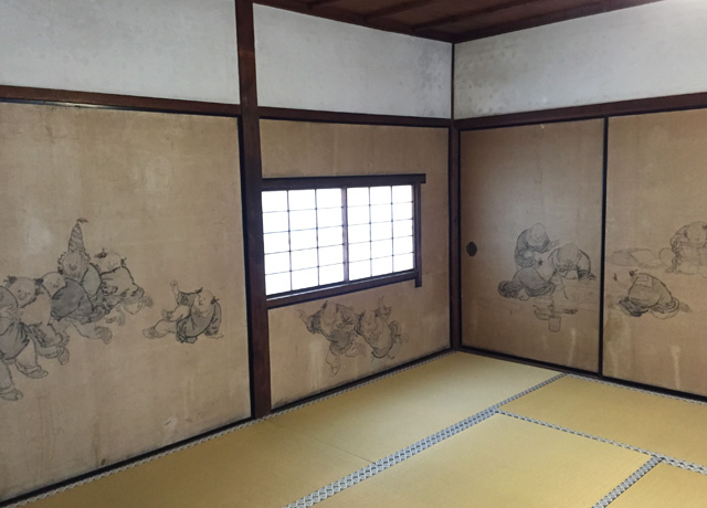 japan, kyoto, kennin-ji, wind-god-and-thunder-god